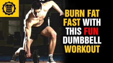 Burn Fat Fast With This Fun Dumbbell Workout - METCON - Full Body - Sixpackactory