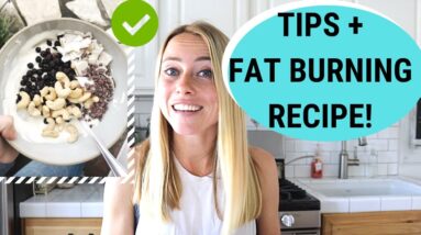 How To Lose BELLY FAT by EATING [Tips + Recipe That ACTUALLY Work!]
