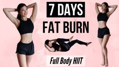 BURN FAT IN 7 DAYS! 10 min Full Body HIIT Workout Program (Results in 1 Week) ◆ Emi  ◆