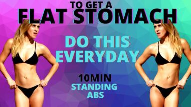 Slim Waist and Flat Stomach in 10 days| Standing AB Workout