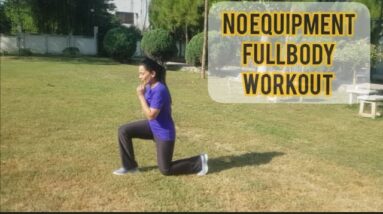 KILLER FAT BURNING BODYWEIGHT WORKOUT (No Equipment Needed) l Tahmina Fitnessl