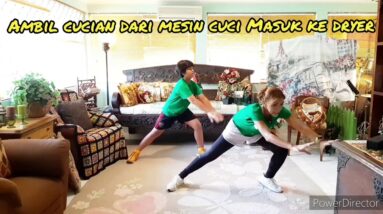 20 minutes to burn fat in Happy Moves of Household Activities - dedicated to Kak Wilda