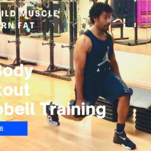 Full Body Dumbbell Home Workout for Beginners : Burn Fat and Sculpt Muscle ep.8
