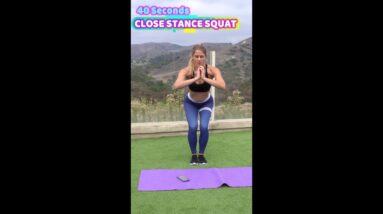 FAT Burning Flat Abs and Lower Body Tone workout #shorts