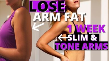 Lose Arm Fat and Tone| How to Get RID  of JIGGLY ARMS