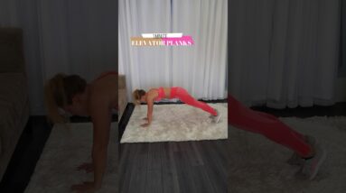 MUST DO FAT Burning Plank Workout| Sexy Toned Total Body 5min #shorts
