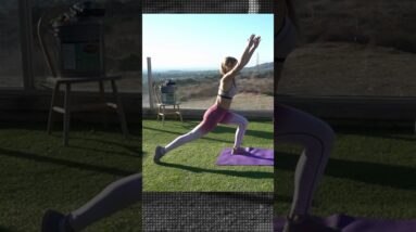 SLIM THIGH Workout | Lose Leg Fat-4 Lunge Variations #shorts