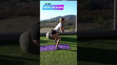 TONE ENTIRE LEGS |4 SQUAT Variations #shorts