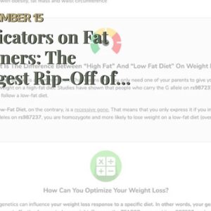 Indicators on Fat Burners: The Biggest Rip-Off of the Weight Loss Industry You Should Know