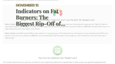 Indicators on Fat Burners: The Biggest Rip-Off of the Weight Loss Industry You Should Know