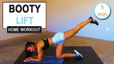 5 MINUTE BUTT LIFTING WORKOUT 🍑💕