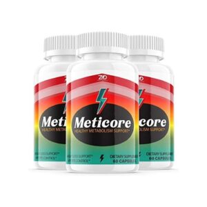 (3 Pack) Meticore Weight Management Pills, Medicore Manticore Pills Metabolism Supplement Booster -