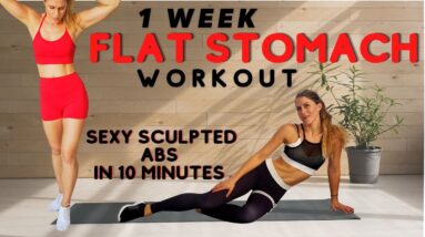 Flat Tight Abs in 1 Week| Extreme Workout for faster results 10MIN