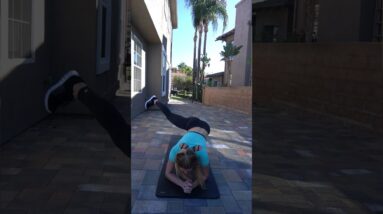 PLANK CHALLENGE Cuban Shuffle| Tone Body while dancing it out plank style #shorts
