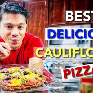 How to Make Best Low Carb Cauliflower Pizza / Easy Keto Recipe Weight Loss