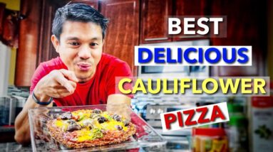 How to Make Best Low Carb Cauliflower Pizza / Easy Keto Recipe Weight Loss
