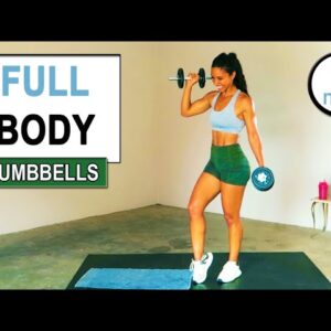 15 Min Full Body Workout | Home Routine with Dumbbells