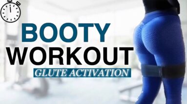 GROW YOUR BUTT | Booty workout | Glute activation | Resistance band (optional)