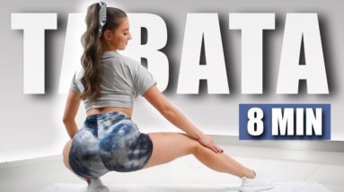 8 MIN TABATA Workout | Lose Weight with this HIIT Full Body Workout | At Home - No Equipment