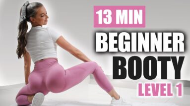 DO THIS TO START GROWING YOUR BOOTY | Beginner Butt Workout | At Home - No Equipment