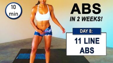 GET ABS IN 2 WEEKS | Abs Workout Challenge DAY 8: 10 min Abs Workout 🔥Get that 11 Line Abs