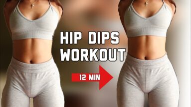 HIP DIPS WORKOUT | Side Booty Exercises 🍑🔥 | How to get wider hips and get rid of hip dips (12 min)