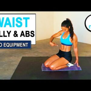 LOSE FAT on your BELLY, WAIST & ABS | 5 minute Home Workout