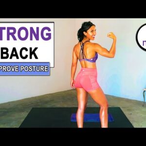 15 min Back Workout for a Stronger Back & Better Posture | No Equipment | Beginner & Intermediate