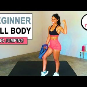15 min FULL BODY Workout for TOTAL BEGINNERS | No Jumping & No Equipment