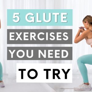 5 BOOTY EXERCISES that ACTUALLY grew my glutes.. from HOME 🍑