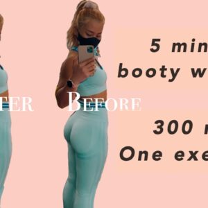 I tried the Brazilian Butt Lift Challenge (See Results in 5 Minutes) | Booty Workout | No Equipment