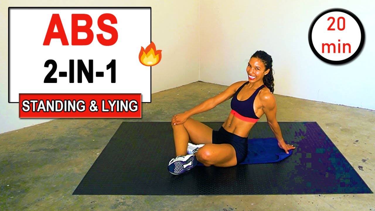 15 Minute Standing Abs Workout No Weights for Women