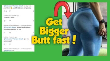 How To Get Bigger Butt & Bigger Breasts In Just 3 days (Fast)!