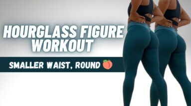 GLUTES & ABS WORKOUT to get a smaller waist & bigger glutes | at home no equipment workout