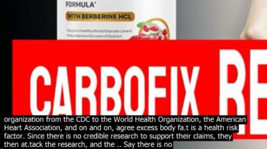 Makes you very fa.t carbofix dietary supplement