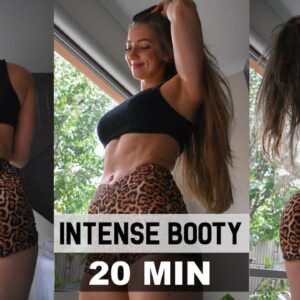 20 MIN INTENSE BOOTY WORKOUT To Grow Your Butt (Real RESULTS) | At Home - No Equipment