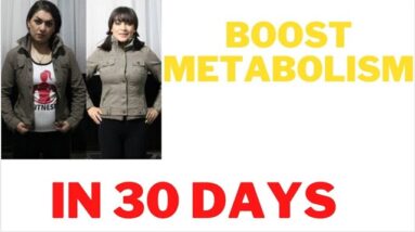 Increase Metabolism Lose Weight Challenge | burn fat while sleeping