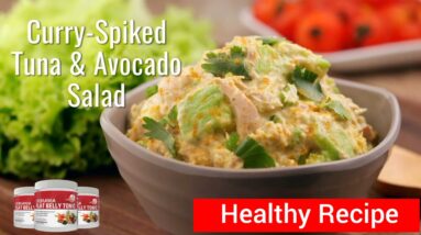 Okinawa Flat Belly Tonic | Healthy Recipe - Curry Spiked Tuna And Avocado Salad