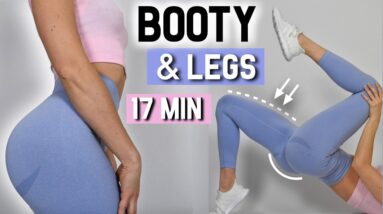 17 Min Round BOOTY & Sexy LEGS Workout - INTENSE! 🔥 Full Body Transformation Challenge | At Home