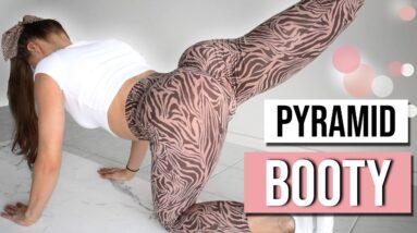 Get bigger BUTT with ONE EXERCISE! 🔥 300 REP Pyramid Booty Challenge | Home Workout - No Equipment