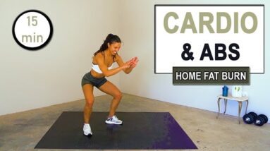 15 min Quick & Intense CARDIO ABS Workout | At Home | No Equipment