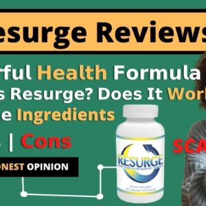Resurge Reviews | Resurge Supplement Review | Resurge Reviews Weight Loss | 💥WATCH CAREFULLY!