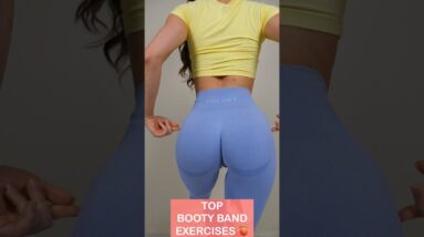 Top BOOTY BAND Exercises 🍑 #shorts