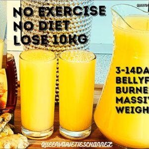 STRONGEST BELLY FAT BURNER DRINK|FULL BODY WEIGHTLOSS TEA| NO strict Diet.3 Ingredients, Just 1 Cup