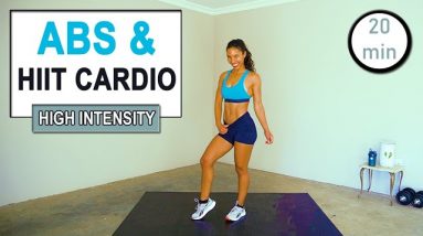 20 min ABS & HIIT CARDIO at Home Workout | No Repeat | No Equipment