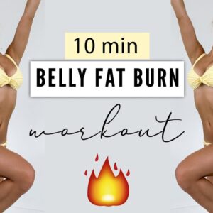 BELLY FAT BURN WORKOUT 🔥 HIIT Cardio Workout