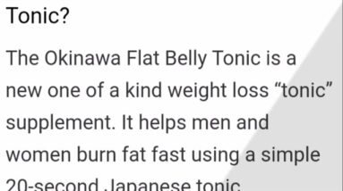 Okinawa Flat Belly Tonic