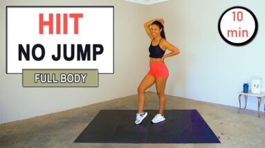 Quick 10 min Low Impact FULL BODY HIIT Workout | No Equipment & No Jumping