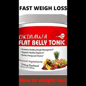 The Okinawa Flat Belly Tonic is a new one-of-a-kind weight loss “tonic” supplement.