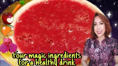 FOUR INGREDIENTS FOR A HEALTHY DIET SMOOTHIE